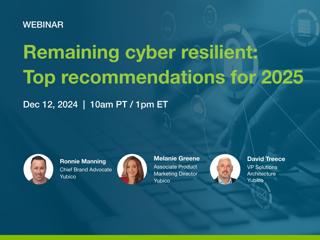 Remaining cyber resilient: Top recommendations for 2025 webinar cover image